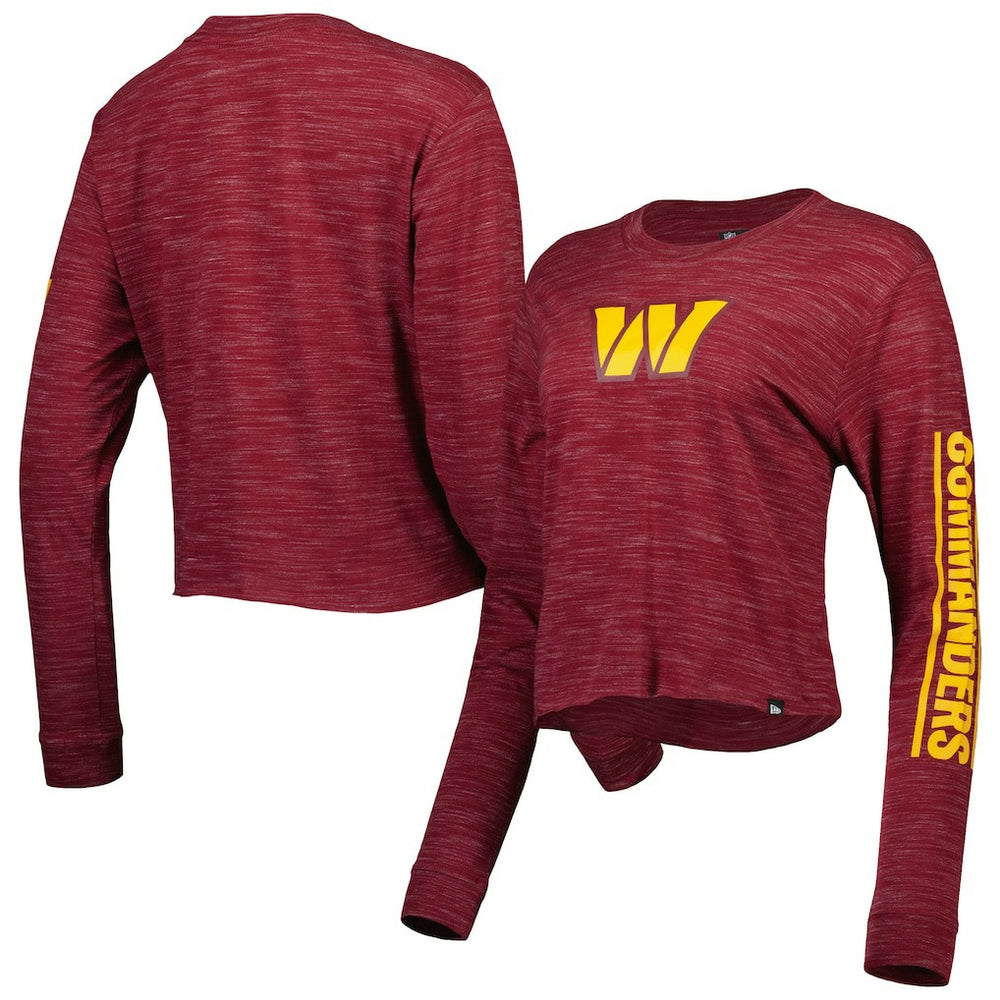 Women's Crop Long Sleeve T-Shirt - Washington Commanders T-shirts
