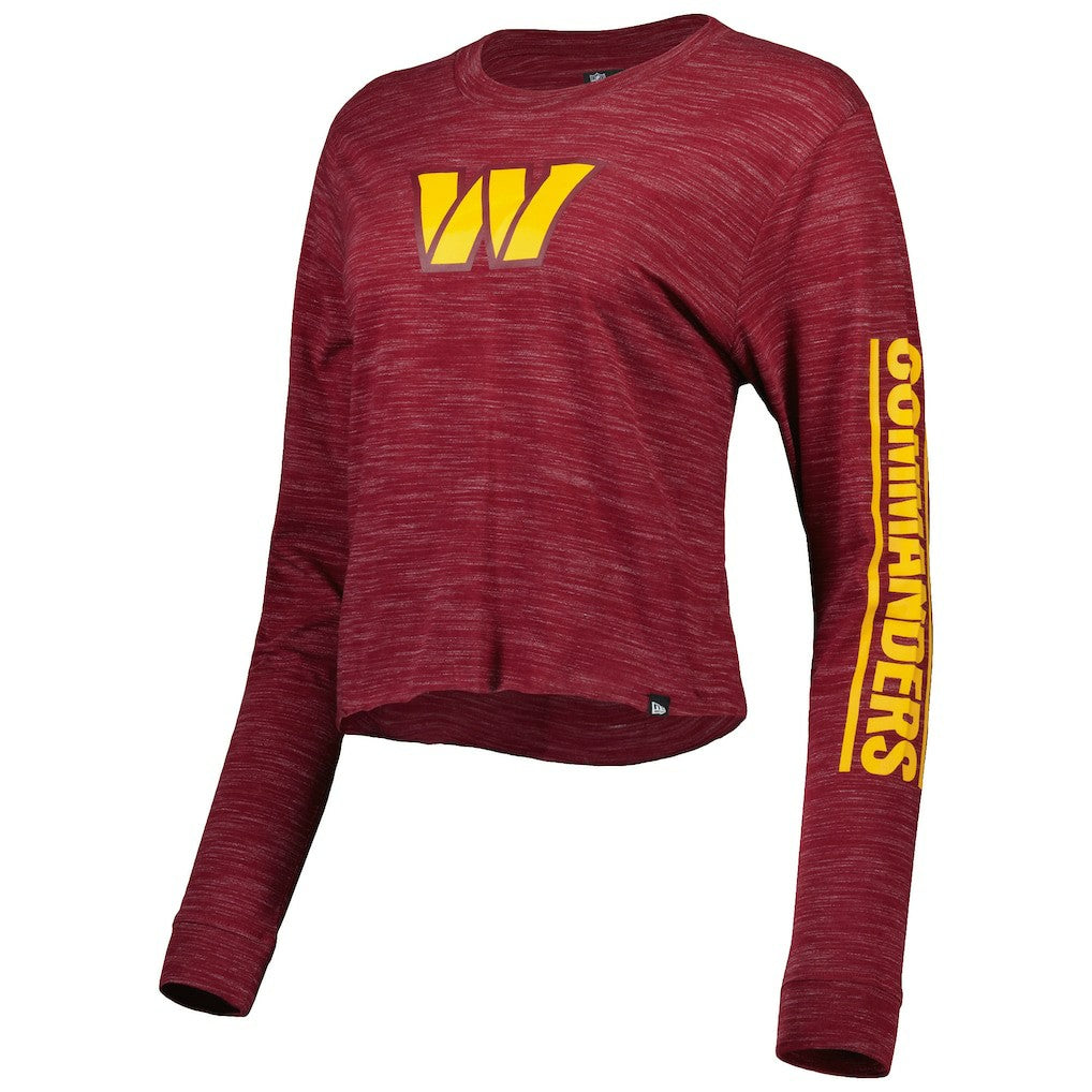 Women's Crop Long Sleeve T-Shirt - Washington Commanders T-shirts
