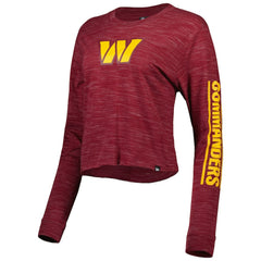 Women's Crop Long Sleeve T-Shirt - Washington Commanders T-shirts