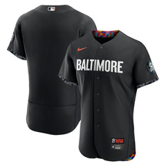 Black Baltimore Orioles Nike City Connect Authentic Jersey