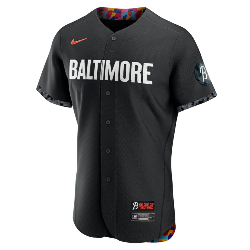 Black Baltimore Orioles Nike City Connect Authentic Jersey