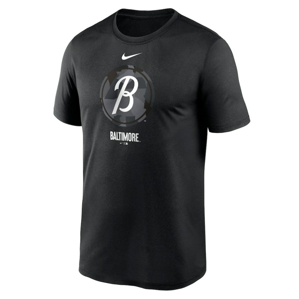 Black Baltimore Orioles Nike City Connect Large Logo T-Shirt