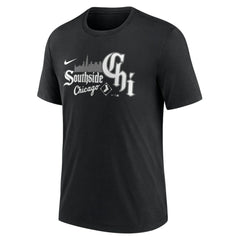 Black Chicago White Sox Nike City Connect Tri-Blend T-Shirt