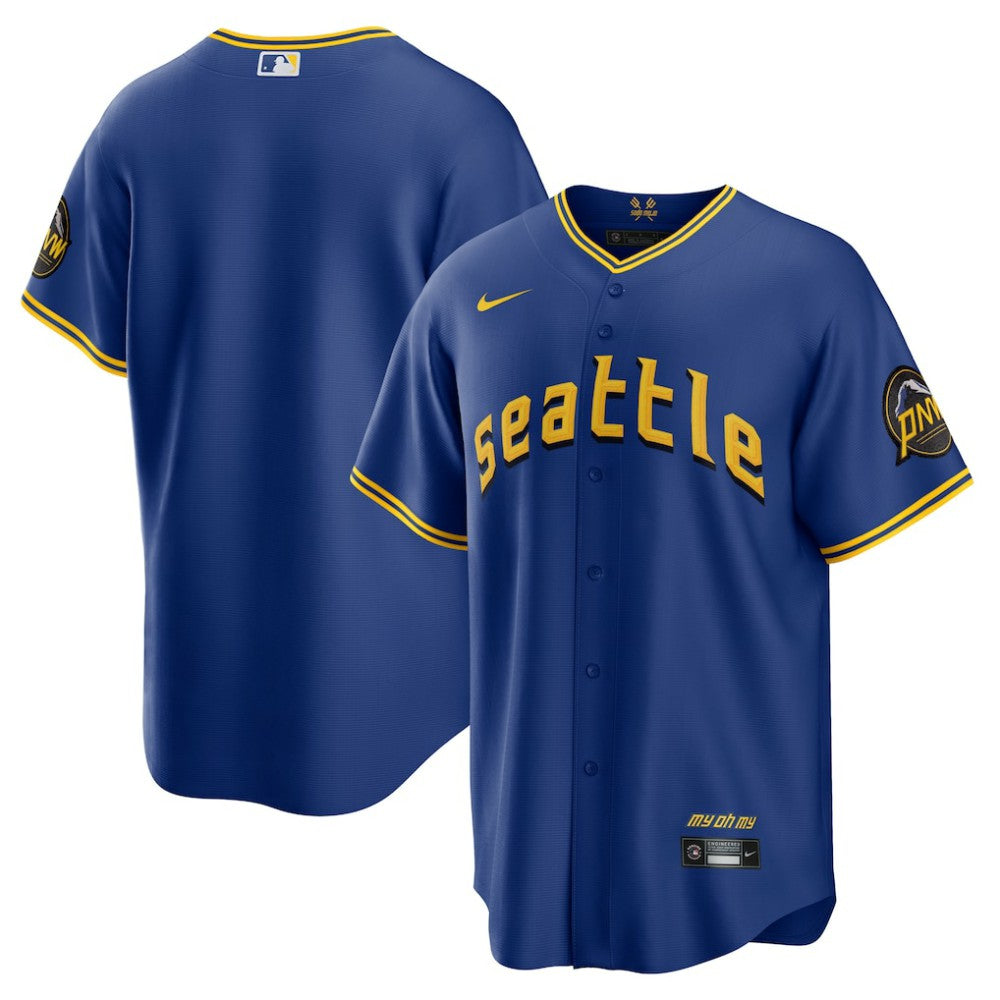 Royal Seattle Mariners Nike City Connect Replica Jersey