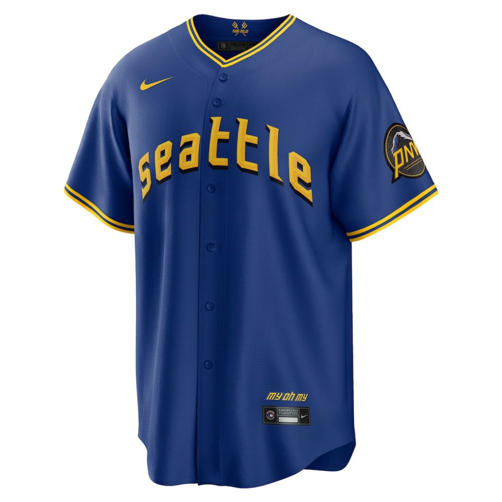 Royal Seattle Mariners Nike City Connect Replica Jersey