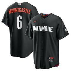 Black Ryan Mountcastle Baltimore Orioles Nike City Connect Replica Player Jersey