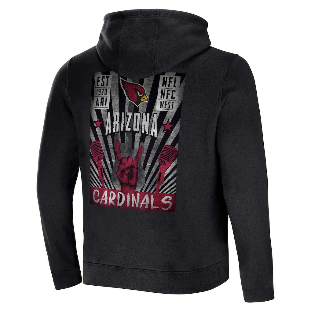 NFL x Darius Rucker Collection Rocker Full-Zip Hoodie - Arizona Cardinals Hoodies