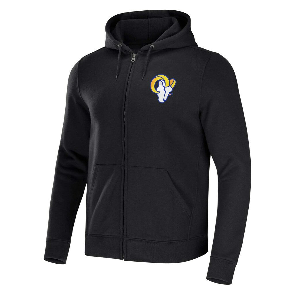 NFL x Darius Rucker Collection Rocker Full-Zip Hoodie - Los Angeles Rams Hoodies