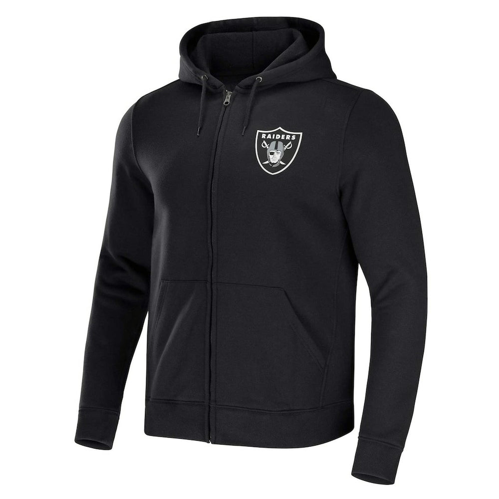 NFL x Darius Rucker Collection Rocker Full-Zip Hoodie - Las Vegas Raiders Hoodies