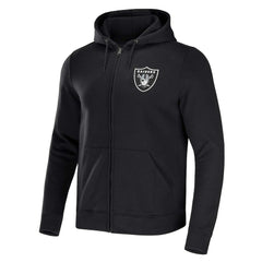 NFL x Darius Rucker Collection Rocker Full-Zip Hoodie - Las Vegas Raiders Hoodies