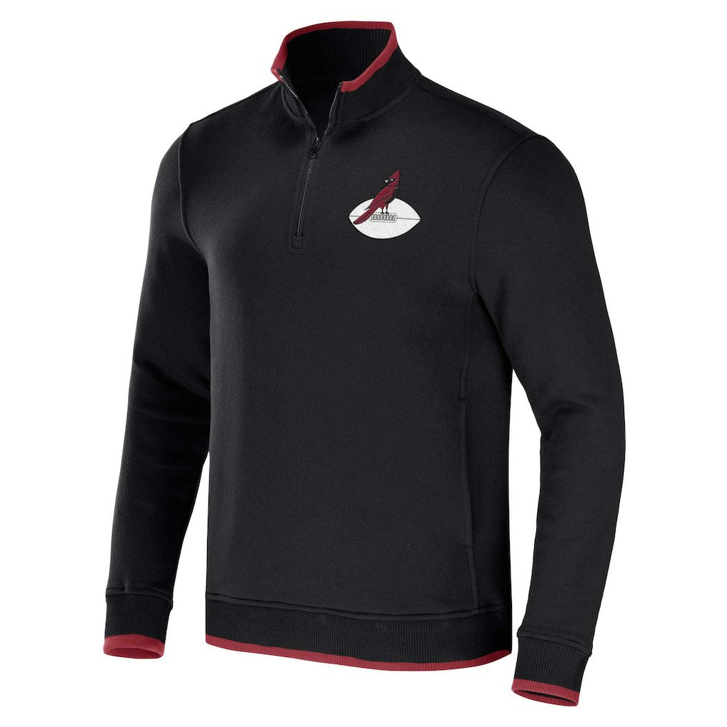 NFL x Darius Rucker Collection Logo Quarter-Zip Top - Arizona Cardinals Tops