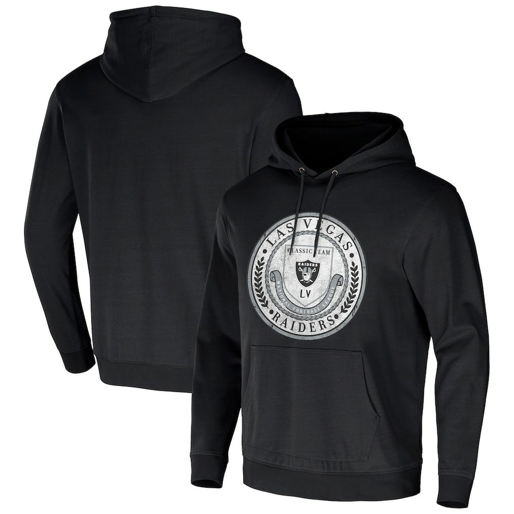 NFL x Darius Rucker Collection Washed Pullover Hoodie - Las Vegas Raiders Hoodies