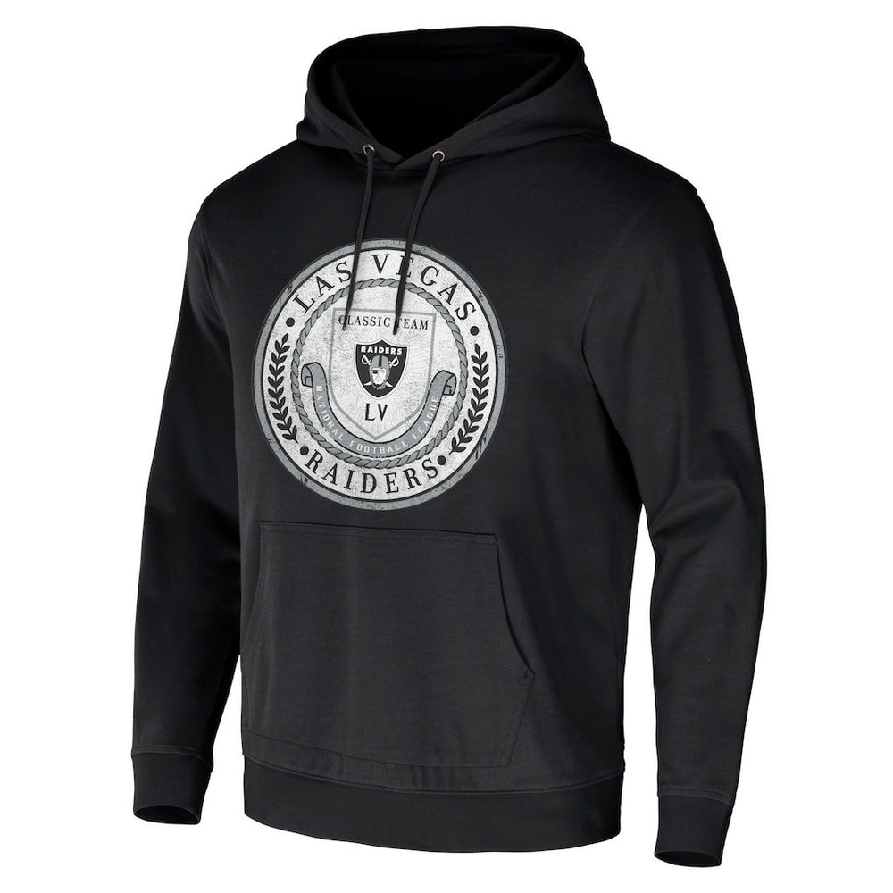 NFL x Darius Rucker Collection Washed Pullover Hoodie - Las Vegas Raiders Hoodies