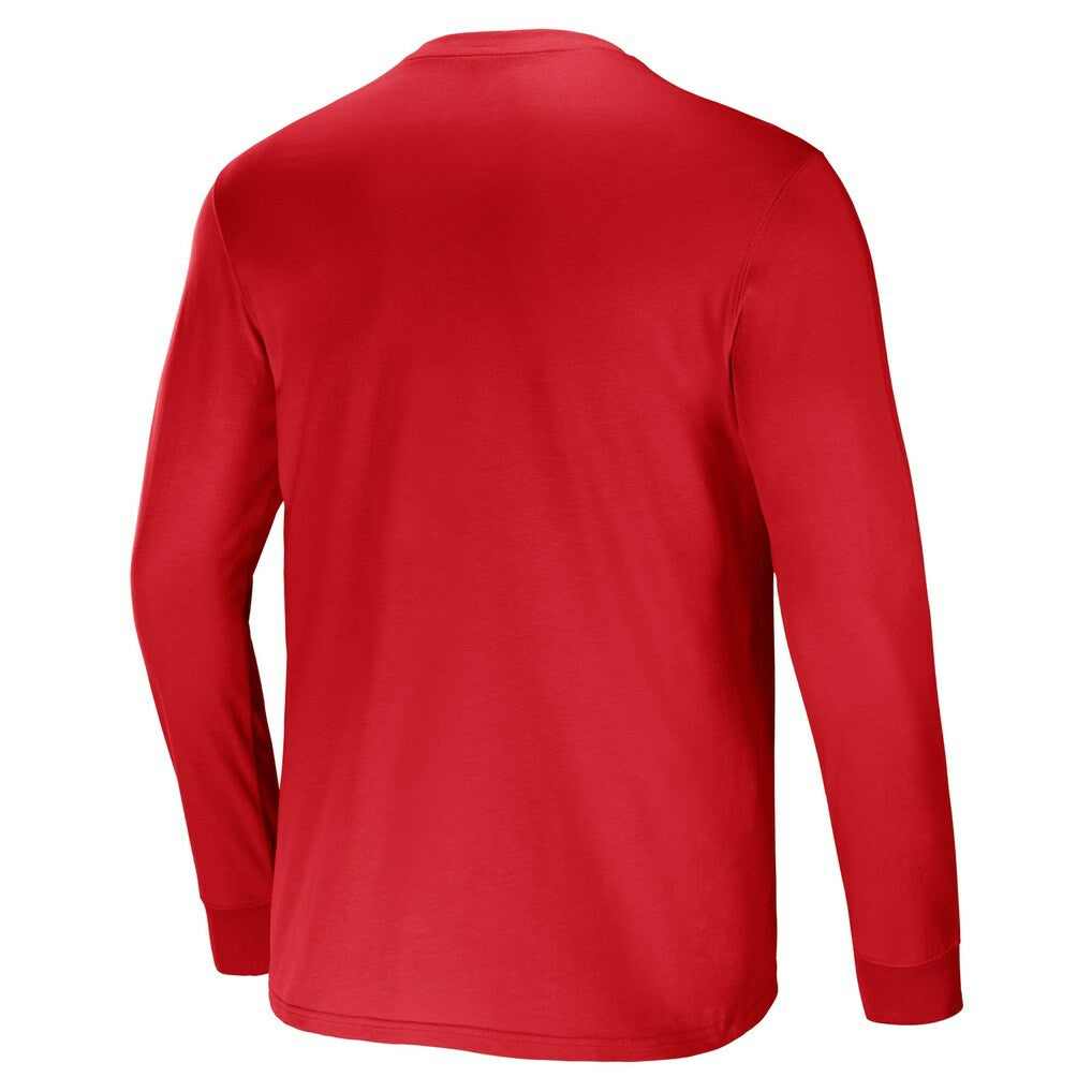 NFL x Darius Rucker Collection Team Long Sleeve Pocket T-Shirt - Atlanta Falcons T-shirts
