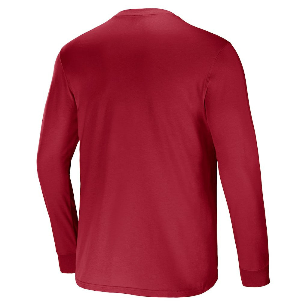 NFL x Darius Rucker Collection Team Long Sleeve Pocket T-Shirt - Arizona Cardinals T-shirts