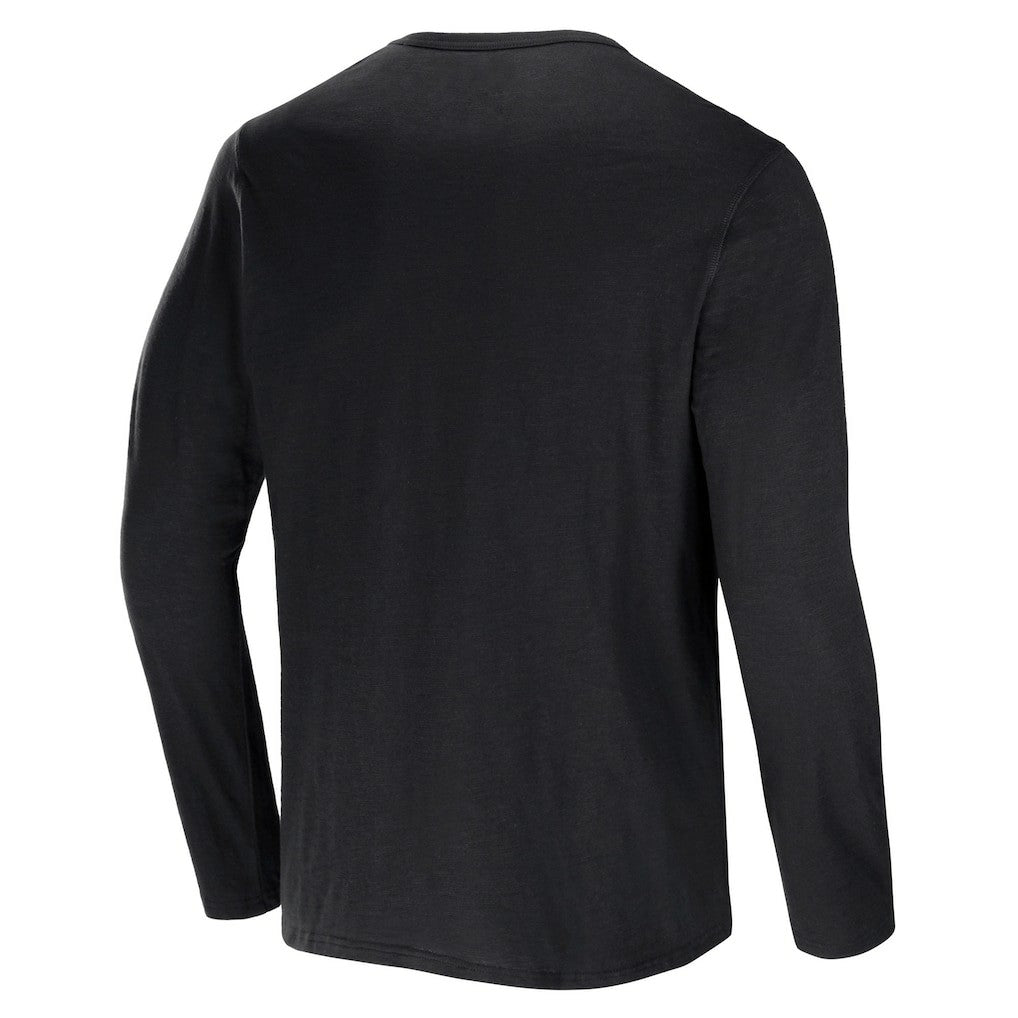 NFL x Darius Rucker Collection Slub Jersey Henley Long Sleeve T-Shirt - Las Vegas Raiders T-shirts