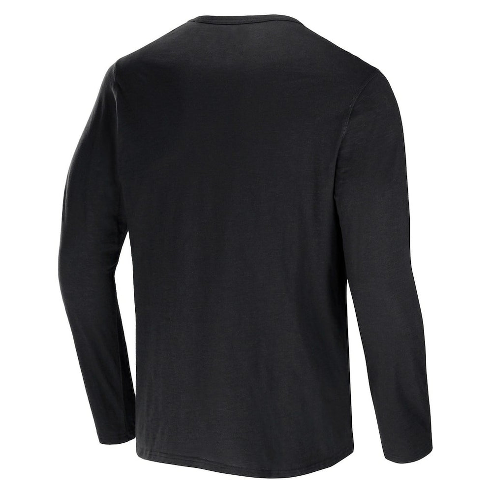 NFL x Darius Rucker Collection Slub Jersey Henley Long Sleeve T-Shirt - Las Vegas Raiders T-shirts