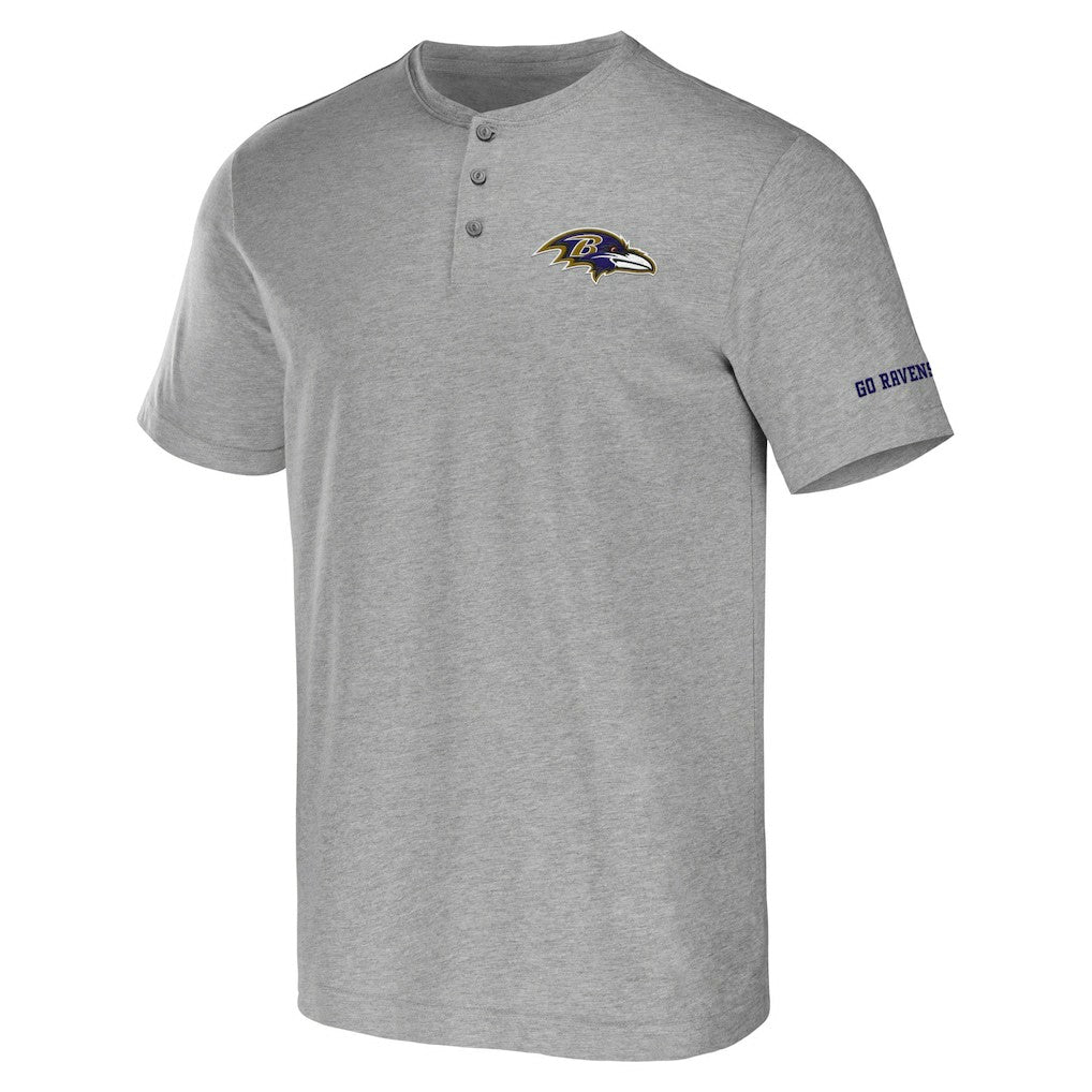 NFL x Darius Rucker Collection Henley T-Shirt - Baltimore Ravens T-shirts