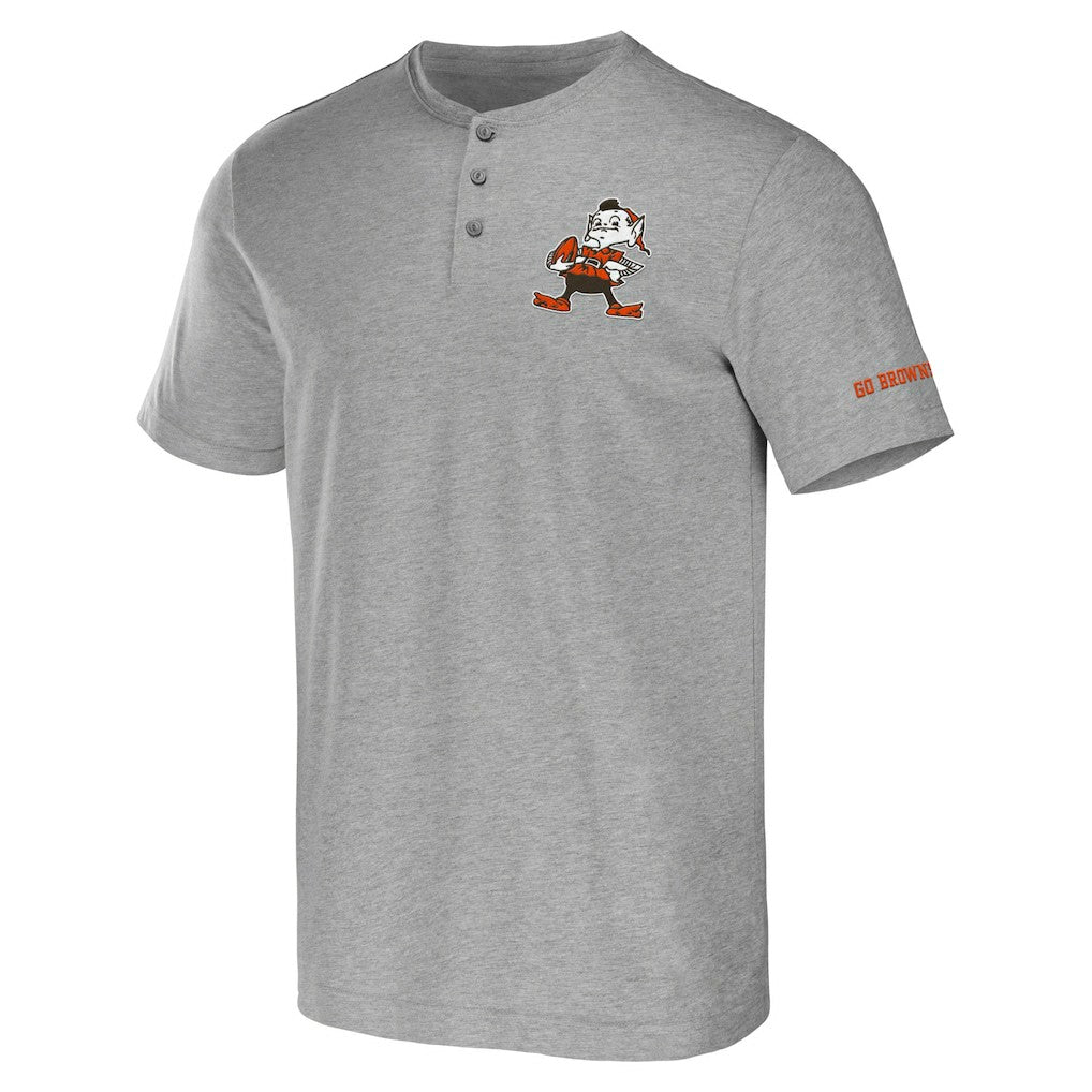 NFL x Darius Rucker Collection Henley T-Shirt - Cleveland Browns T-shirts