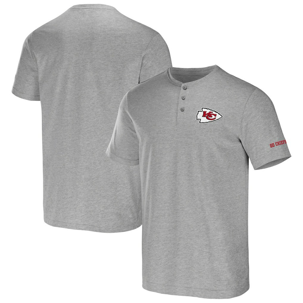 NFL x Darius Rucker Collection Henley T-Shirt - Kansas City Chiefs T-shirts