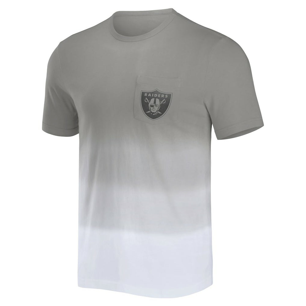 NFL x Darius Rucker Collection Dip Dye Pocket T-Shirt - Las Vegas Raiders T-shirts