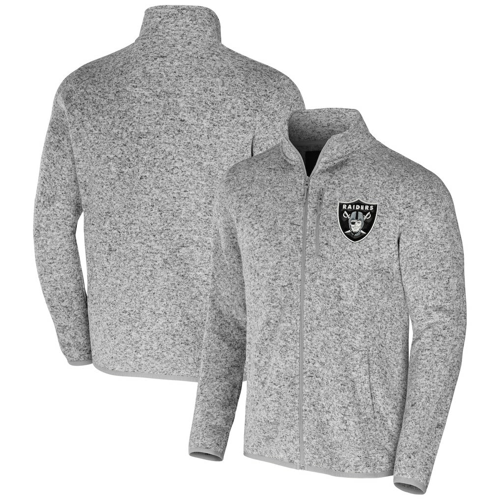 NFL x Darius Rucker Collection Fleece Full-Zip Jacket - Las Vegas Raiders Jackets
