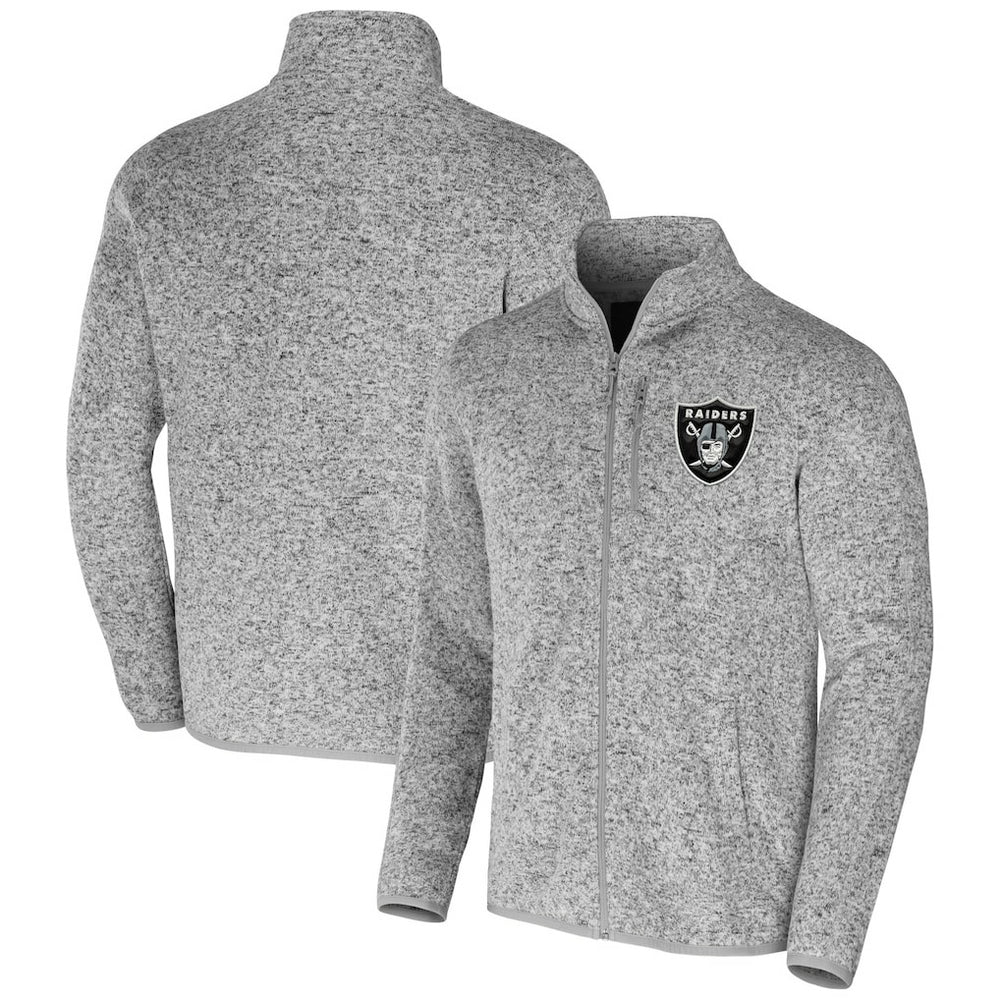 NFL x Darius Rucker Collection Fleece Full-Zip Jacket - Las Vegas Raiders Jackets