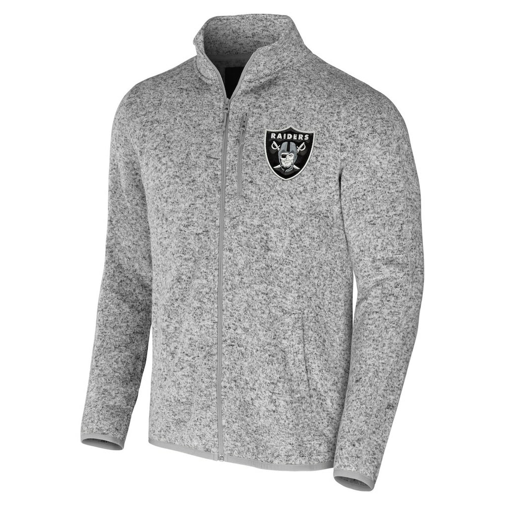 NFL x Darius Rucker Collection Fleece Full-Zip Jacket - Las Vegas Raiders Jackets