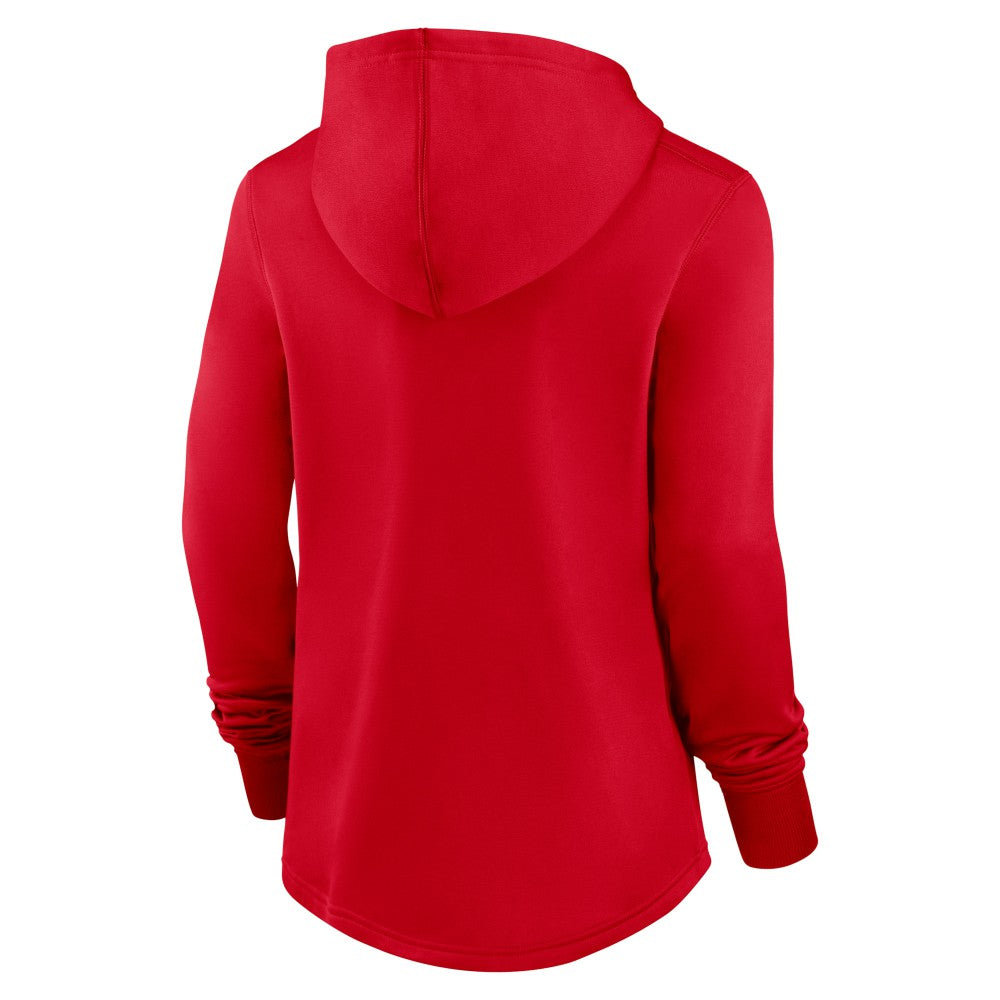 Red Miami Marlins Nike Women's City Connect Pregame Performance Pullover Hoodie