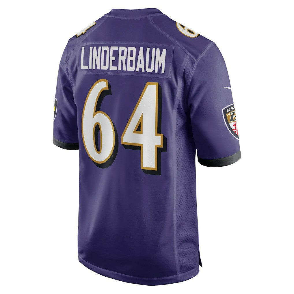 Tyler Linderbaum  Player Game Jersey - Baltimore Ravens Jerseys