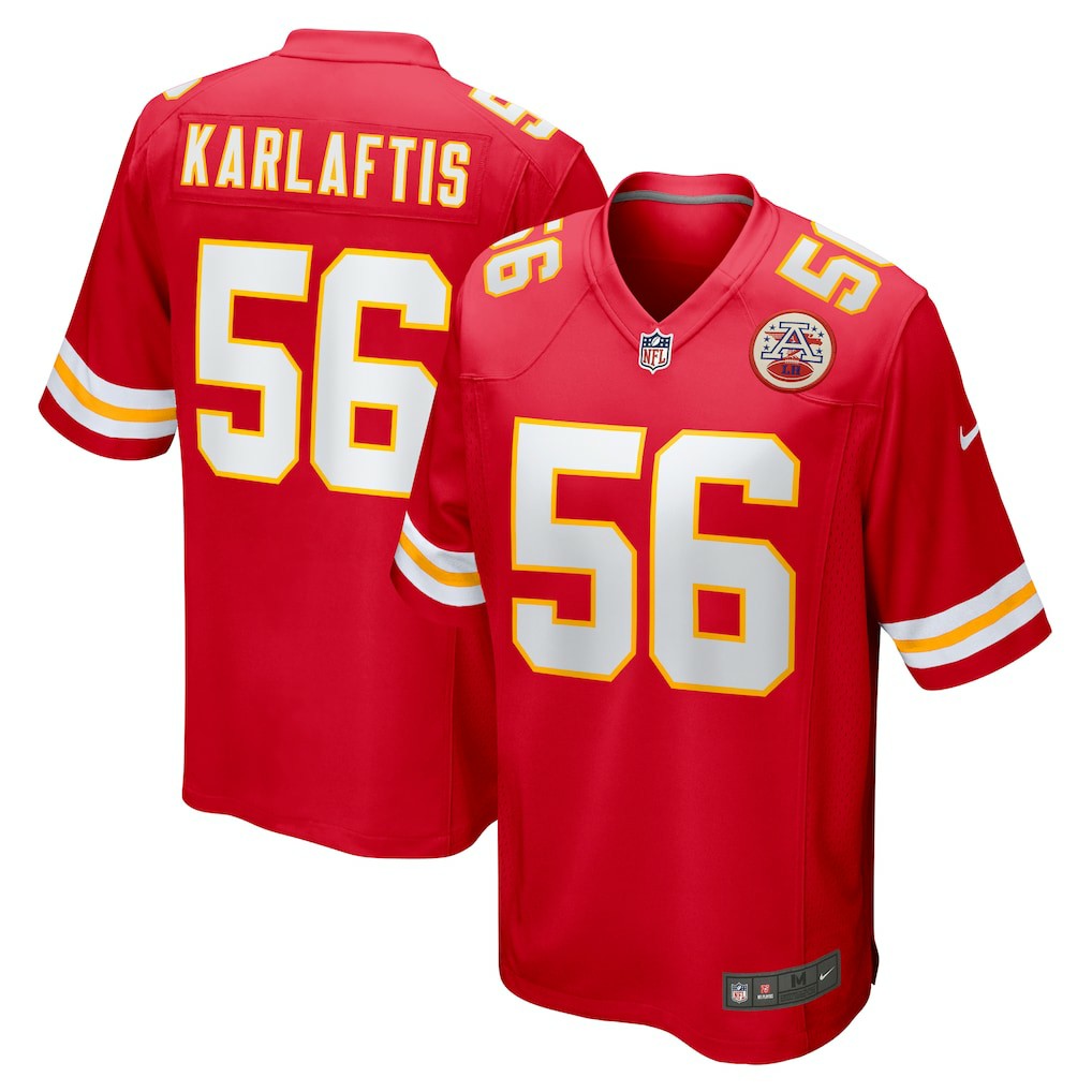 George Karlaftis  Player Game Jersey - Kansas City Chiefs Jerseys