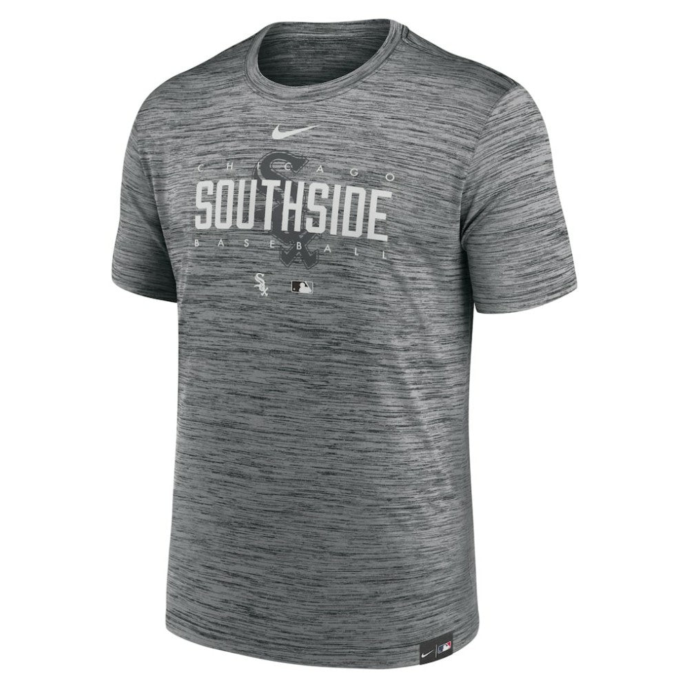 Anthracite Chicago White Sox Nike City Connect Velocity Practice Performance T-Shirt