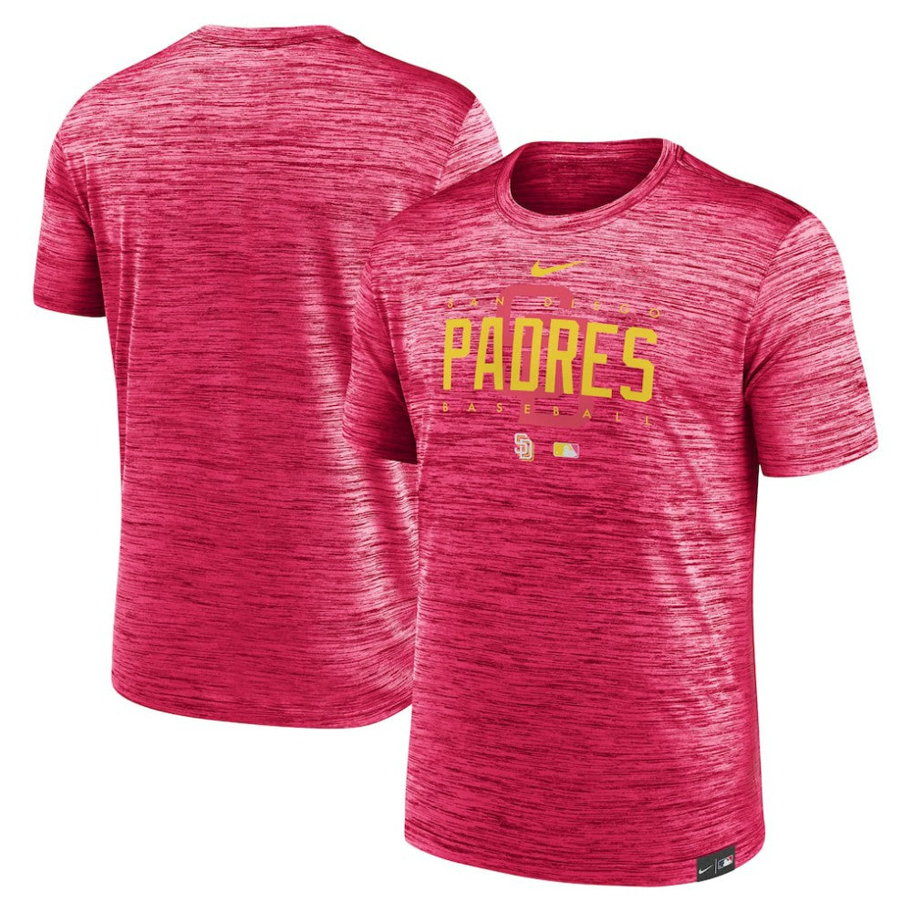 Pink San Diego Padres Nike City Connect Velocity Practice Performance T-Shirt