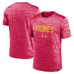 Pink San Diego Padres Nike City Connect Velocity Practice Performance T-Shirt