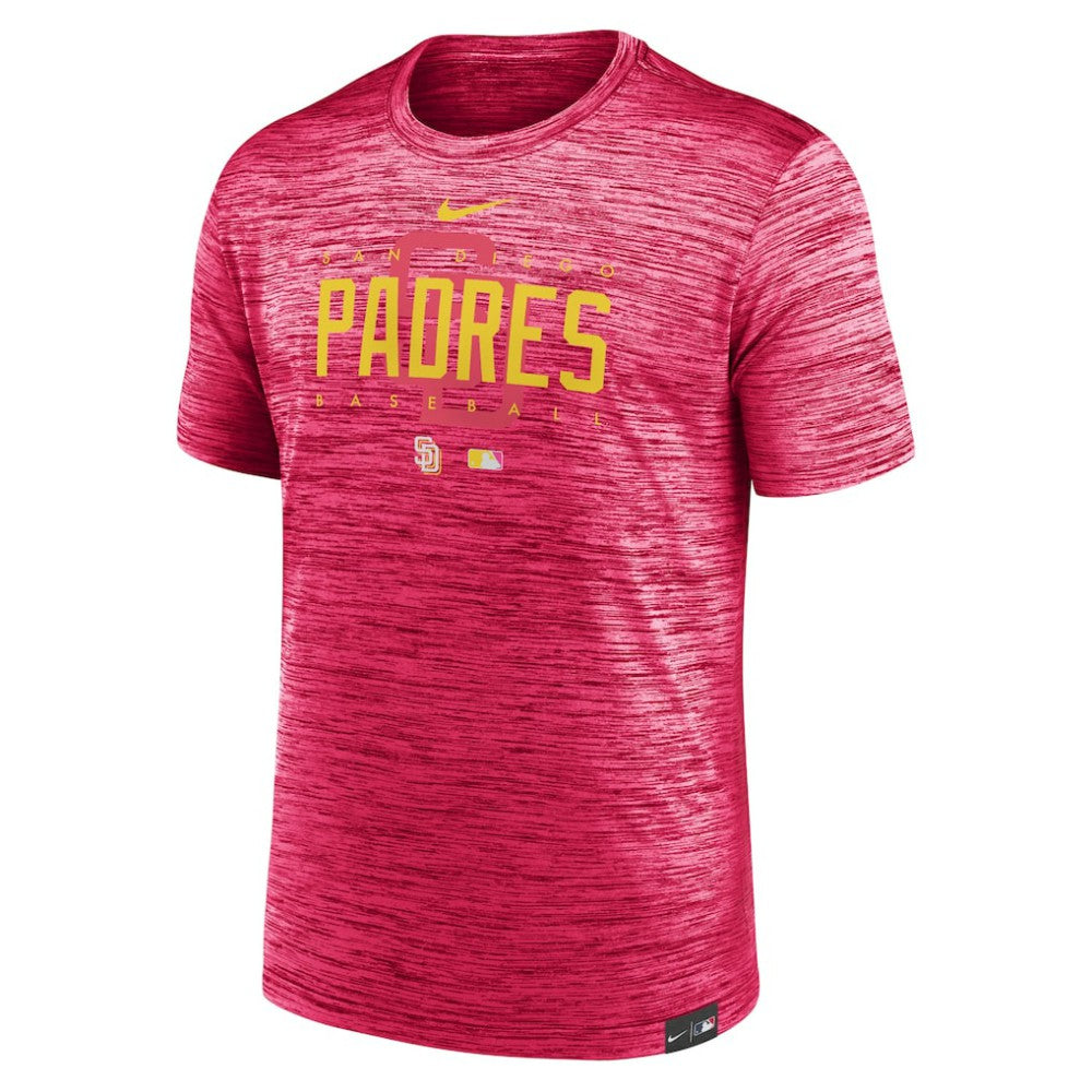 Pink San Diego Padres Nike City Connect Velocity Practice Performance T-Shirt