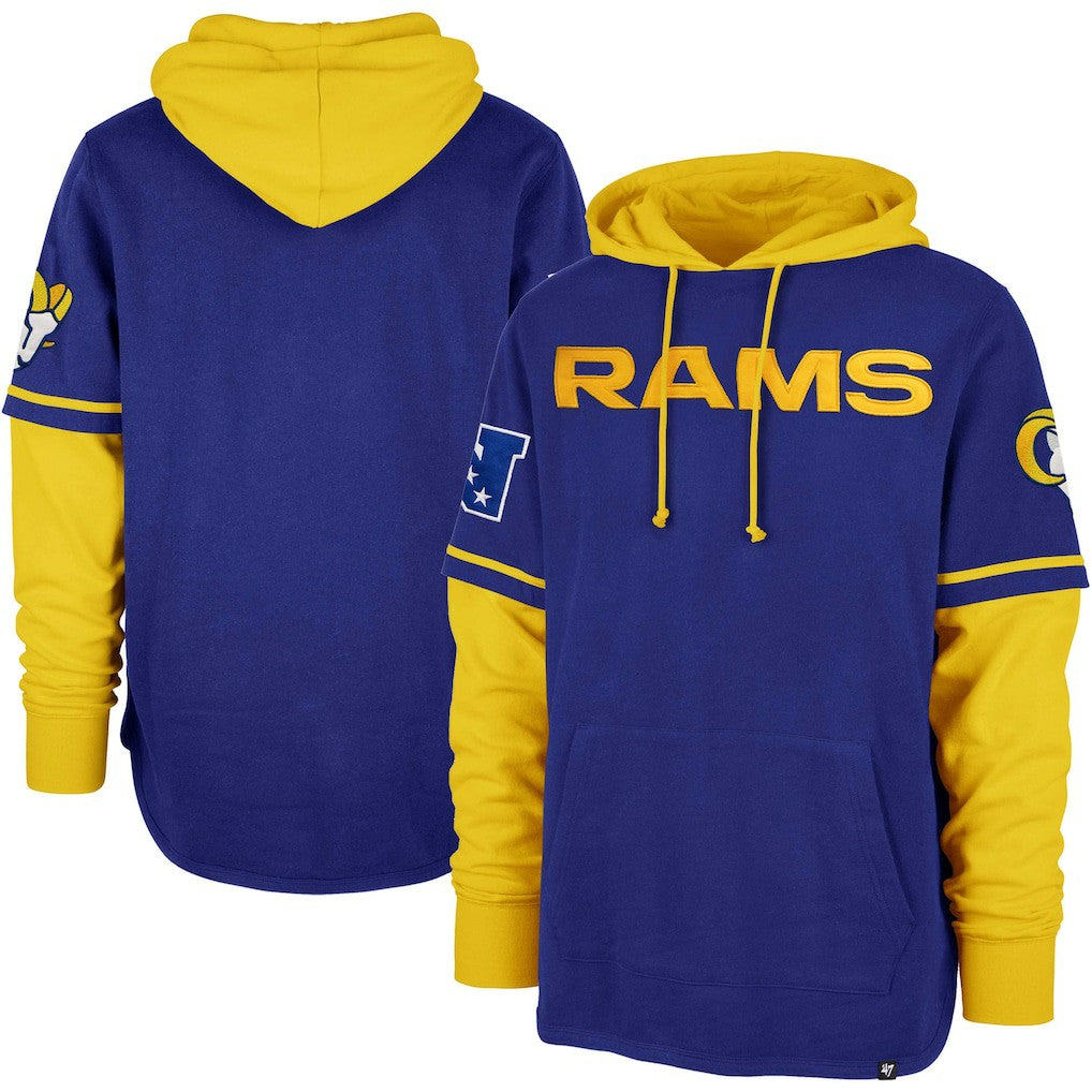 '47 Shortstop Pullover Hoodie - Los Angeles Rams Hoodies