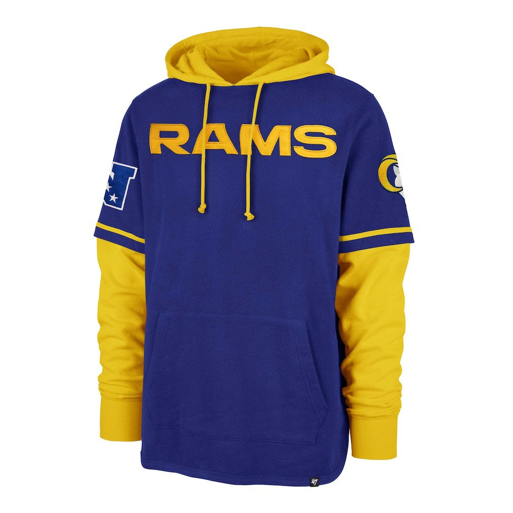 '47 Shortstop Pullover Hoodie - Los Angeles Rams Hoodies