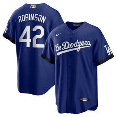 Royal Jackie Robinson Los Angeles Dodgers Nike City Connect Replica Player Jersey