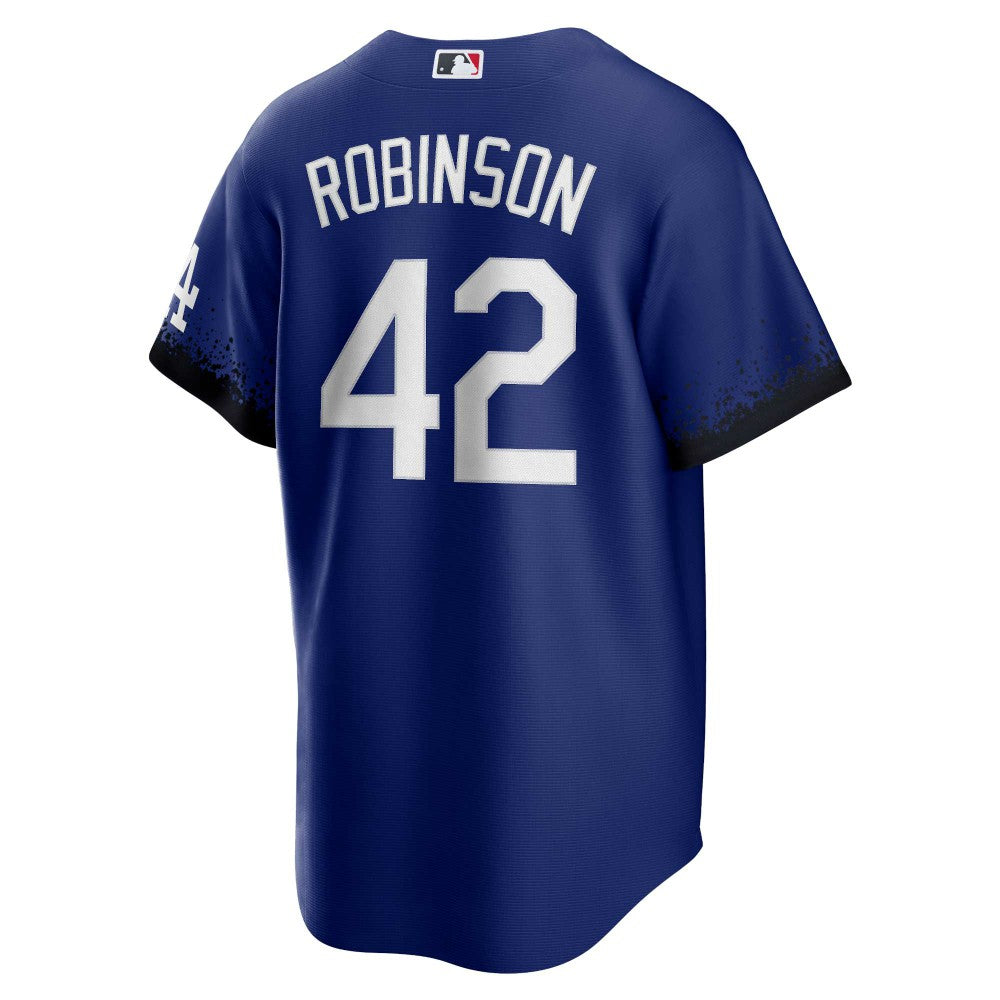 Royal Jackie Robinson Los Angeles Dodgers Nike City Connect Replica Player Jersey