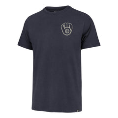 Navy Milwaukee Brewers '47 Turn Back Franklin T-Shirt