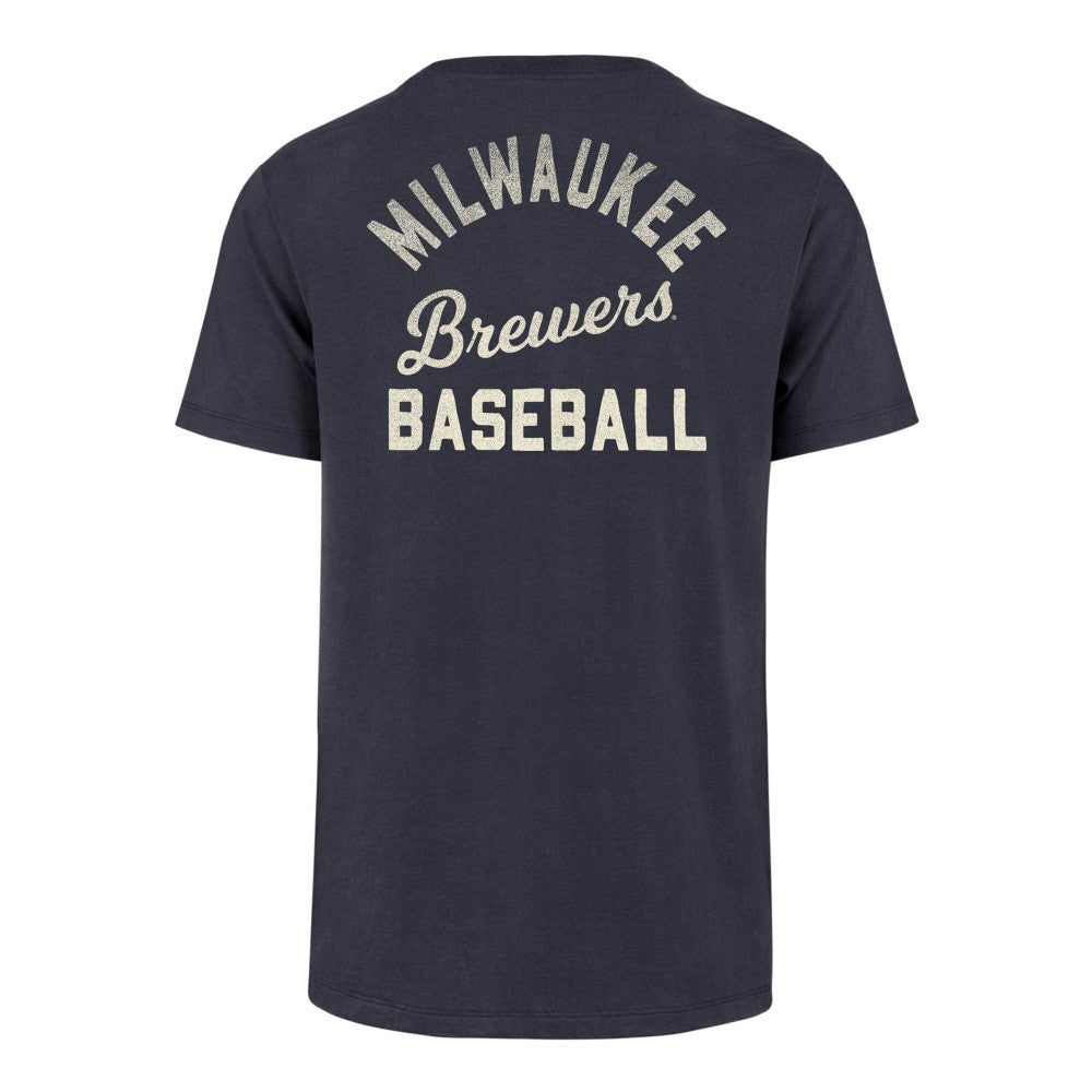 Navy Milwaukee Brewers '47 Turn Back Franklin T-Shirt