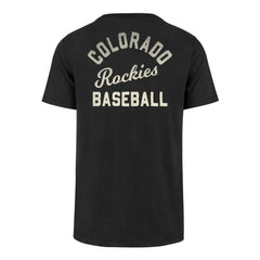 Black Colorado Rockies '47 Turn Back Franklin T-Shirt