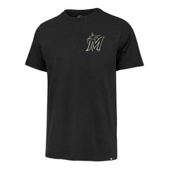 Black Miami Marlins '47 Turn Back Franklin T-Shirt