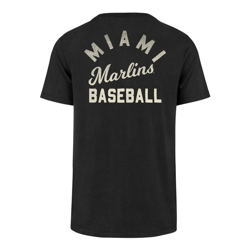 Black Miami Marlins '47 Turn Back Franklin T-Shirt