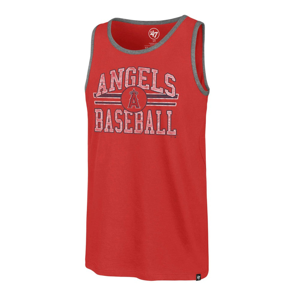Red Los Angeles Angels '47 Winger Franklin Tank Top