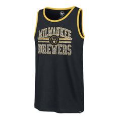 Navy Milwaukee Brewers '47 Winger Franklin Tank Top