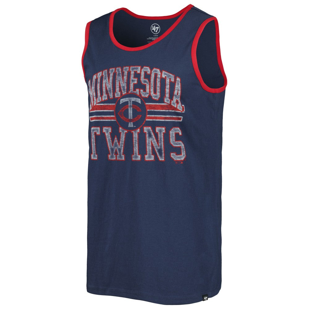 Navy Minnesota Twins '47 Winger Franklin Tank Top