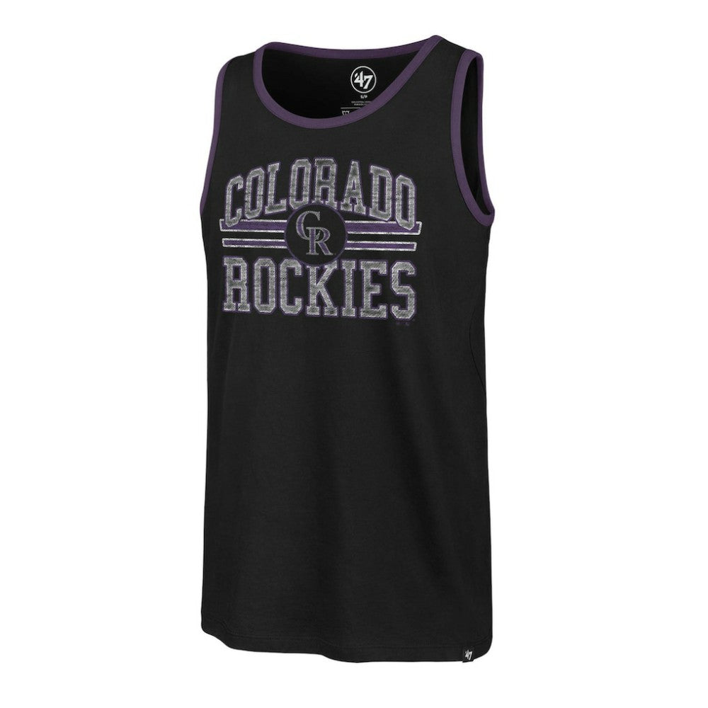 Black Colorado Rockies '47 Winger Franklin Tank Top