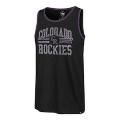 Black Colorado Rockies '47 Winger Franklin Tank Top