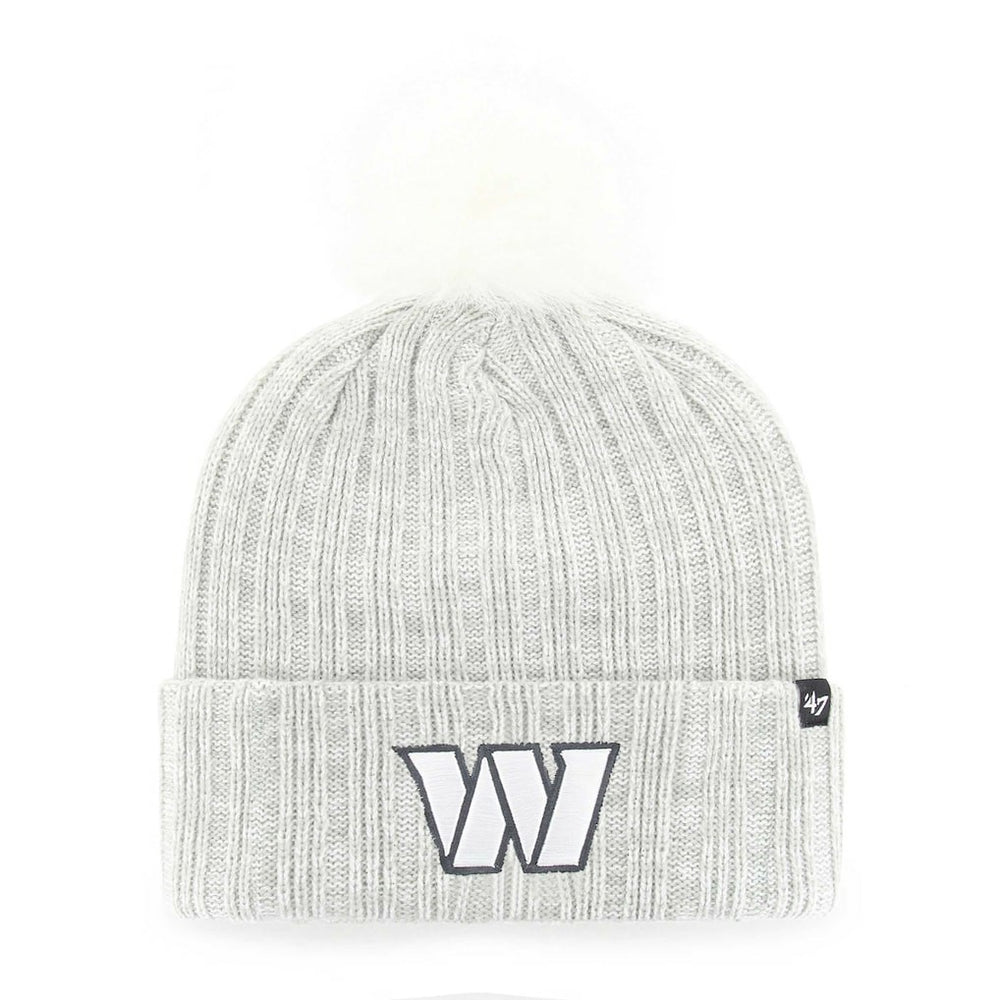 '47 Women's Koda Cuffed Knit Hat with Pom - Washington Commanders Hats